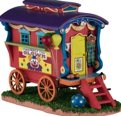 Lemax friendly the clown caravan kerstdorp tafereel Carnival 2024