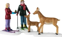 Lemax friendly wildlife s/4 kerstdorp figuur type 4 Vail Village 2024