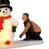 Lemax frosty's friendly greeting s/2 verlichte kerstdorp accessoire 1999