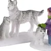 Lemax future sled dogs s/2 kerstdorp figuur type 3 Vail Village 2020