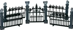 Lemax gargoyle fence s/5 accessoire Spooky Town 2004