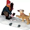 Lemax gathering firewood kerstdorp figuur type 2 2016