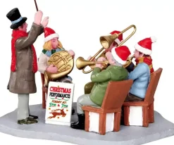 Lemax gazebo band kerstdorp tafereel 2013