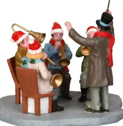 Lemax gazebo band kerstdorp tafereel 2013