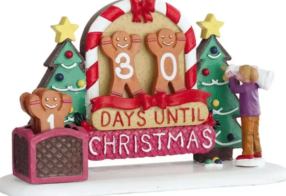 Lemax gingerbread countdown kerstdorp tafereel 2020