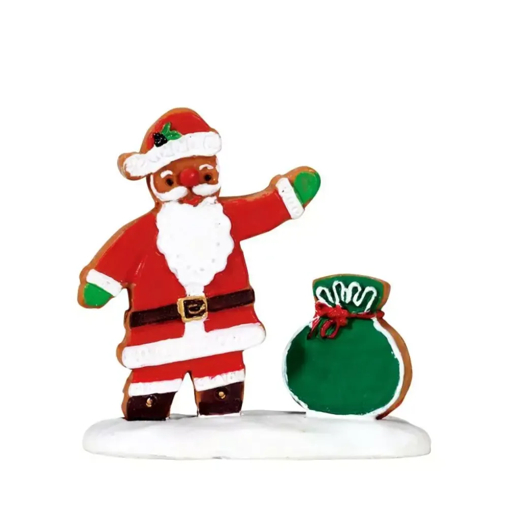 Lemax gingerbread santa kerstdorp figuur type 2 Sugar 'N' Spice 2017