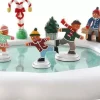 Lemax gingerbread skating pond bewegende schaatsbaan Sugar 'N' Spice 2018