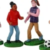 Lemax girls soccer game s/4 kerstdorp figuur type 4 2024