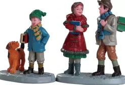 Lemax going to school s/2 kerstdorp figuur type 4 Caddington Village 2018