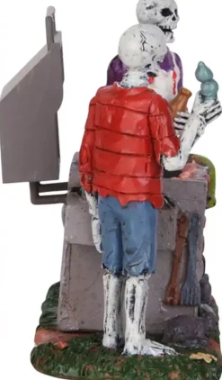 Lemax gory grillin verlichte accessoire Spooky Town 2015