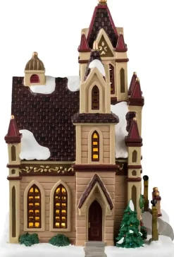 Lemax grace cathedral verlicht kersthuisje Caddington Village 2024