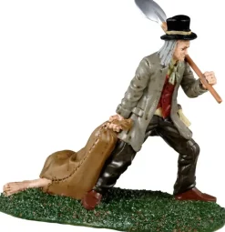 Lemax grave digger & body bag halloween figuur Spooky Town 2023