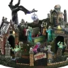 Lemax graveyard party bewegend huisje Spooky Town 2019