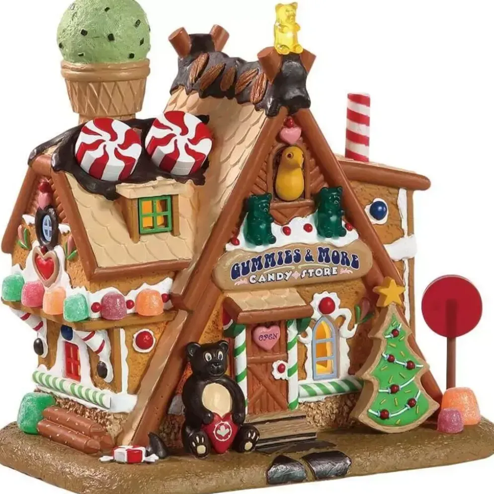 Lemax gummies & more candy store verlicht kersthuisje Sugar 'N' Spice 2019