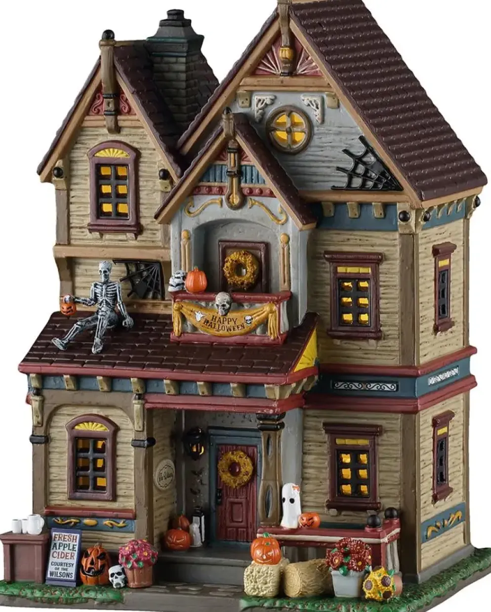Lemax halloween at the wilsons verlicht huisje Spooky Town 2026