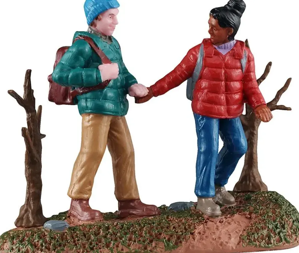 Lemax hiking couple kerstdorp figuur type 3 Vail Village 2025