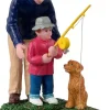 Lemax his first fishing lesson kerstdorp figuur type 3 2021