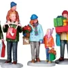 Lemax holiday shoppers s/6 kerstdorp figuur type 6 Caddington Village 2010