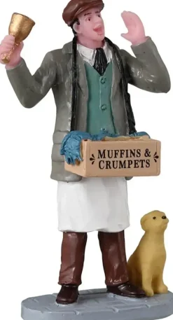 Lemax hot muffins and crumpets kerstdorp figuur type 2 Caddington Village 2023