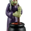 Lemax inflatable witch yard decoration halloween figuur Spooky Town 2025