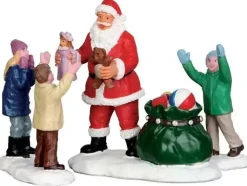 Lemax it´s santa!, s/3 kerstdorp figuur type 5 2015