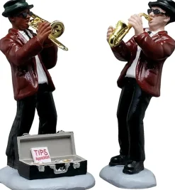 Lemax jazz duo kerstdorp figuur type 3 2025