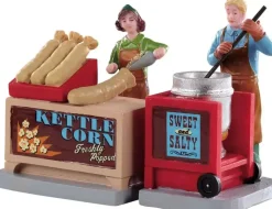 Lemax kettle corn stand s/2 kerstdorp figuur type 5 2019