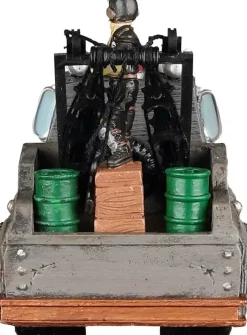 Lemax last ditch tow truck tafereel Spooky Town 2022