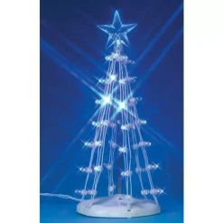 Lemax lighted silhouette tree blue verlichte boom 2007