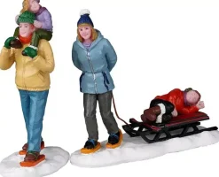Lemax long day snowshoeing s/2 kerstdorp figuur type 4 Vail Village 2022