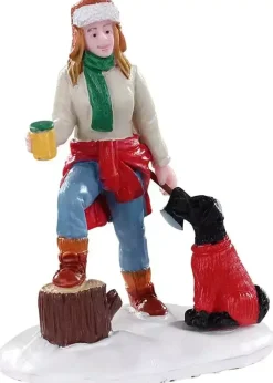 Lemax lumberjill sonia kerstdorp figuur type 2 Vail Village 2021