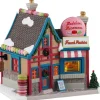 Lemax madeline's macarons verlicht kersthuisje Caddington Village 2024