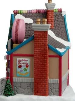 Lemax madeline's macarons verlicht kersthuisje Caddington Village 2024