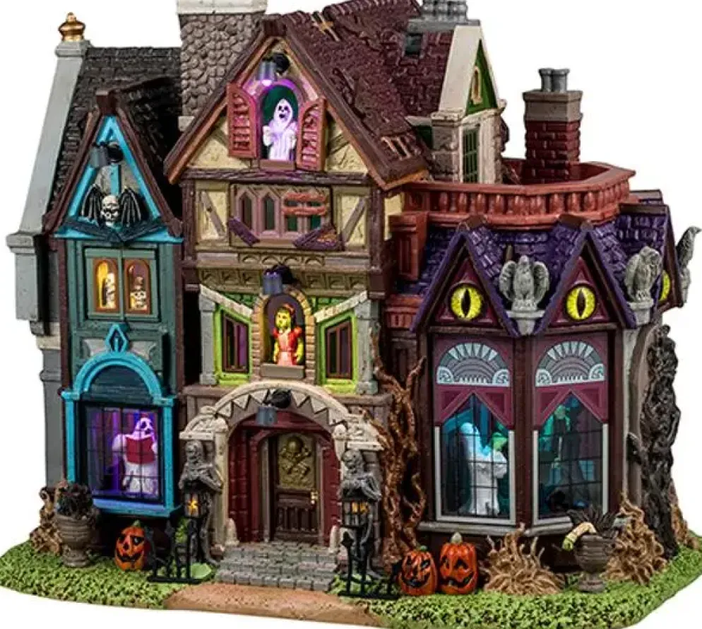 Lemax madness manor verlicht huisje Spooky Town 2025