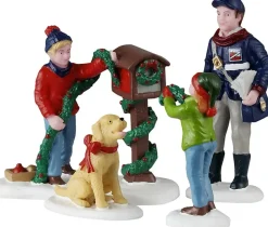 Lemax mailbox decorating kerstdorp figuur type 4 Caddington Village 2025