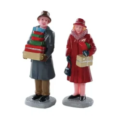 Lemax mailing frenzy s/2 kerstdorp figuur type 2 Caddington Village 2018