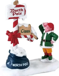 Lemax merry mailbox kerstdorp figuur type 4 Santa's Wonderland 2018