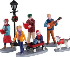 Lemax merry songs s/6 kerstdorp figuur type 6 2020