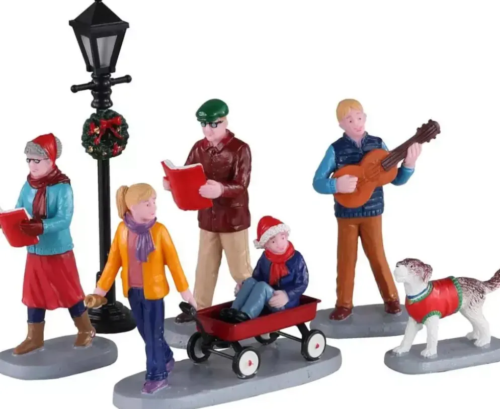 Lemax merry songs s/6 kerstdorp figuur type 6 2020