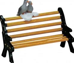 Lemax metal bench kerstdorp accessoire 2007