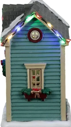Lemax mom’s she shed verlicht kerstdorp tafereel Harvest Crossing 2022