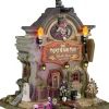 Lemax mortician max - death day services verlicht huisje Spooky Town 2026