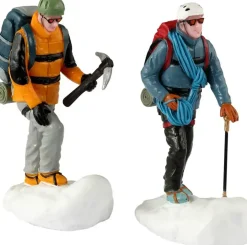 Lemax mountaineers, set of 2 kerstdorp figuur type 3 Vail Village 2023