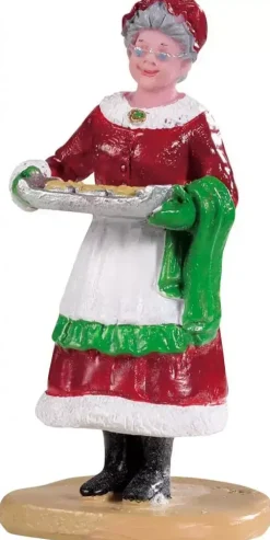 Lemax mrs. claus cookies kerstdorp figuur type 1 Caddington Village 2019