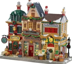 Lemax mrs. cratchit's christmas shoppes verlicht kersthuisje Caddington Village 2025