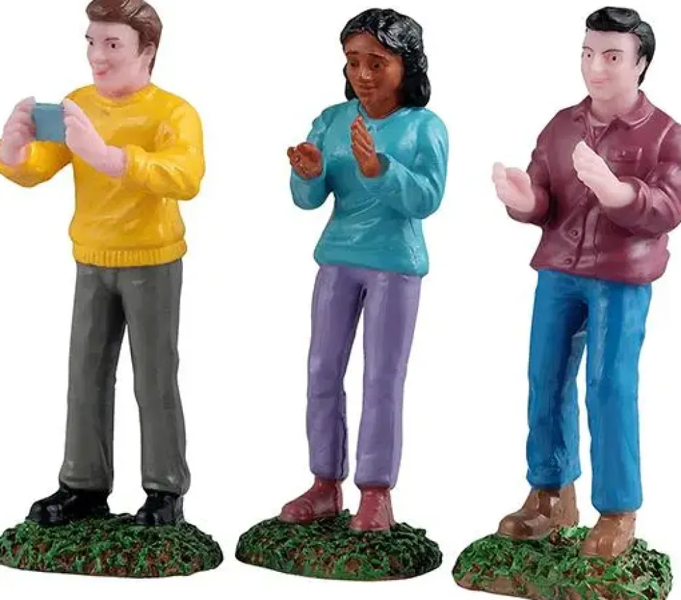 Lemax music festival fans kerstdorp figuur type 3 2025