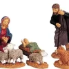 Lemax nativity figurines s/8 kerstdorp figuur type 6 1999