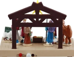 Lemax nativity play verlicht kerstdorp tafereel 2026