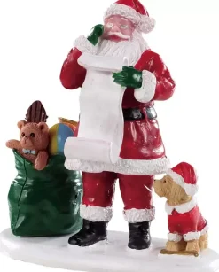 Lemax naughty or nice santa kerstdorp figuur type 3 Santa's Wonderland 2019