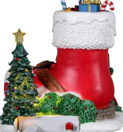Lemax no. 3 elf lane verlicht kerstdorp tafereel Santa's Wonderland 2022